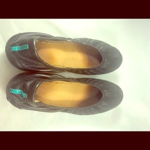 Tieks Matte Black Ballet Flats